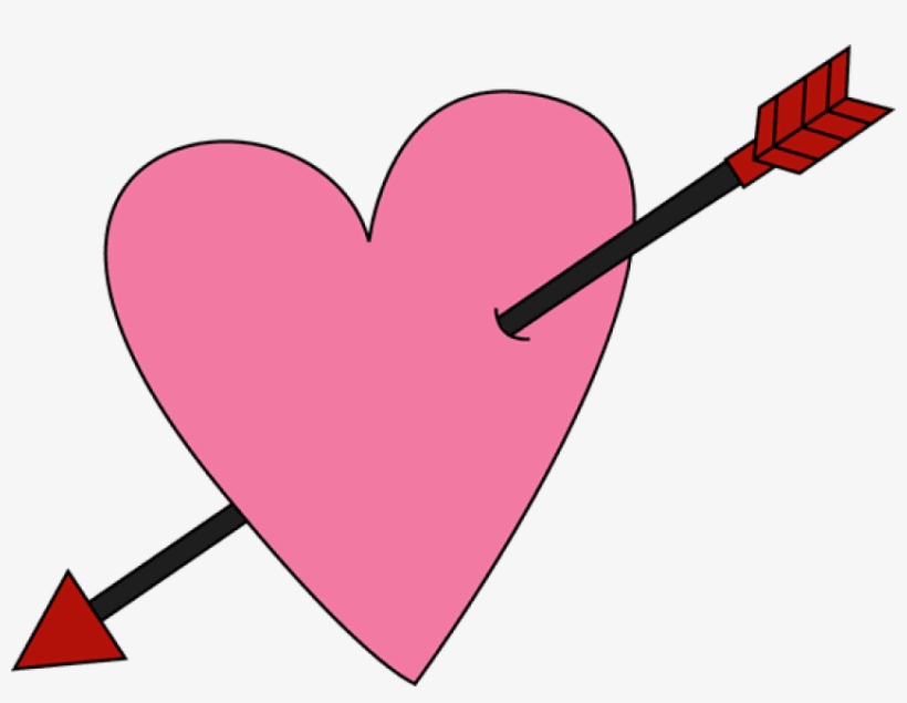Vector Free Stock Arrows With Hearts Clipart.