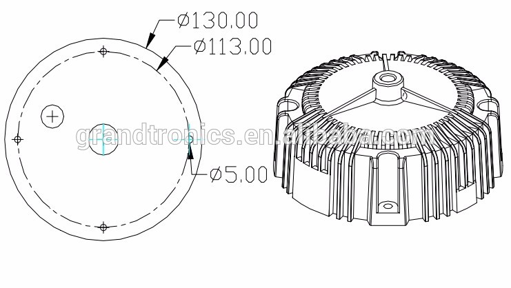 Ip66 Hbg 3030 Smd Ufo 215w Die Cast Aluminum Heat Sink Led High.