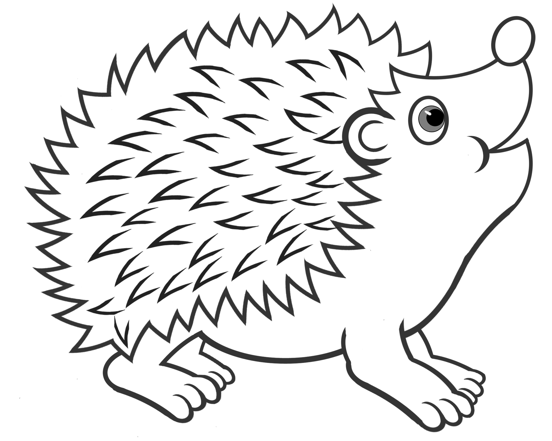 hedgehog clipart black and white 10 free Cliparts | Download images on