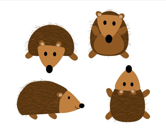 Free Hedgehog Clipart.