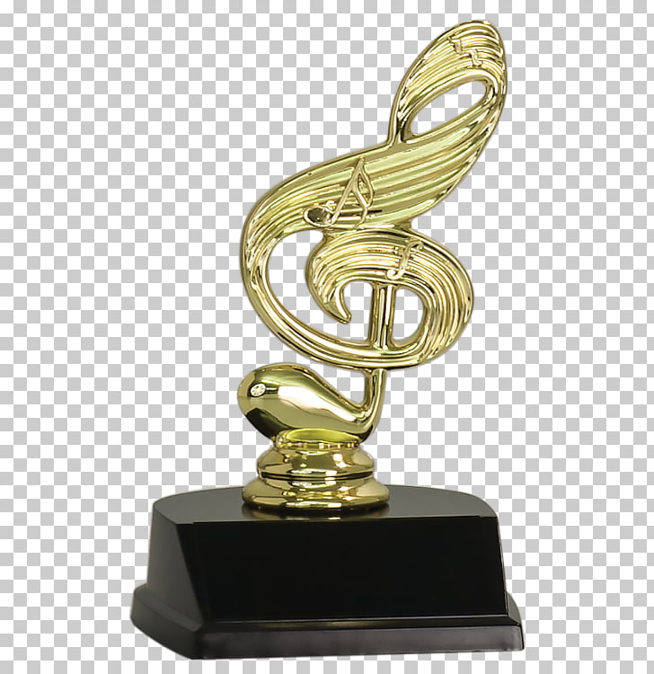 Musical note Trophy Award Art, Heisman Trophy PNG clipart.