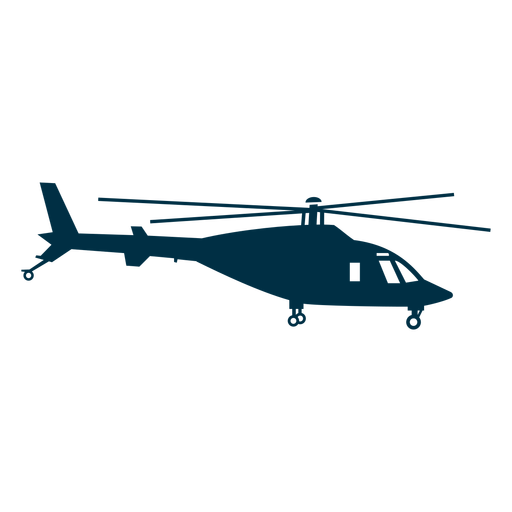 Agusta helicopter silhouette.