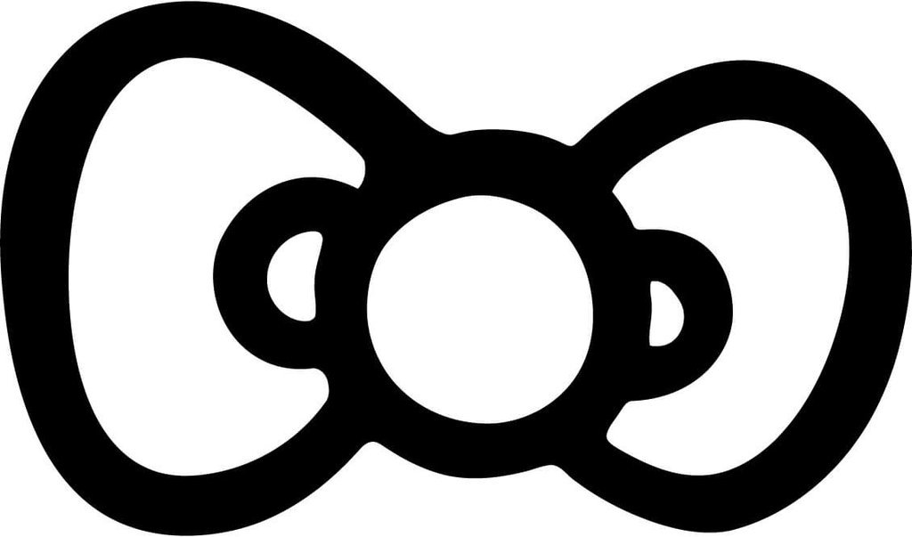 Hello Kitty Bow SVG