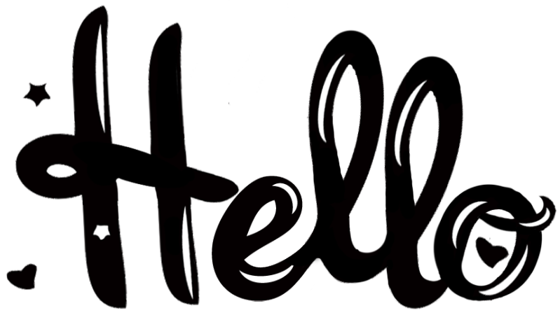 Hello word PNG images free download.