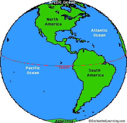 Western Hemisphere Clipart.