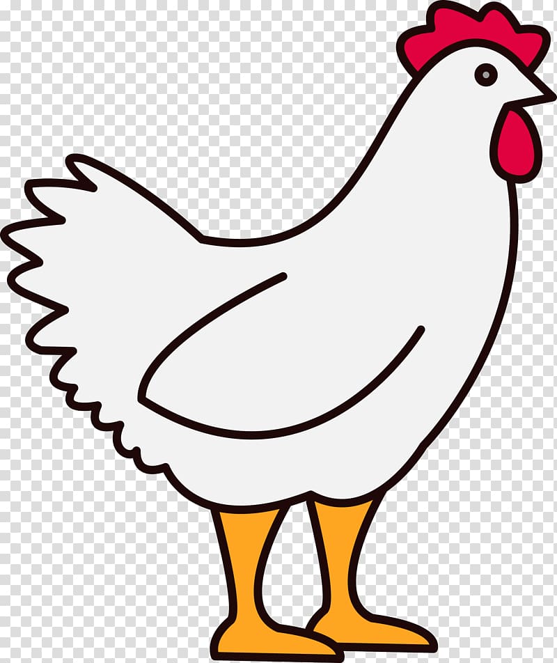 Chicken Galliformes Rooster , hen transparent background PNG clipart.