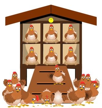 2430 Hen free clipart.