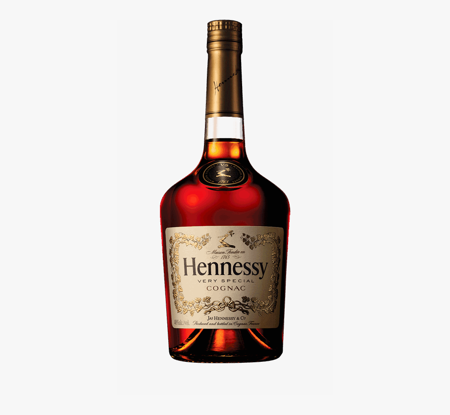 Drawn Bottle Hennessy.