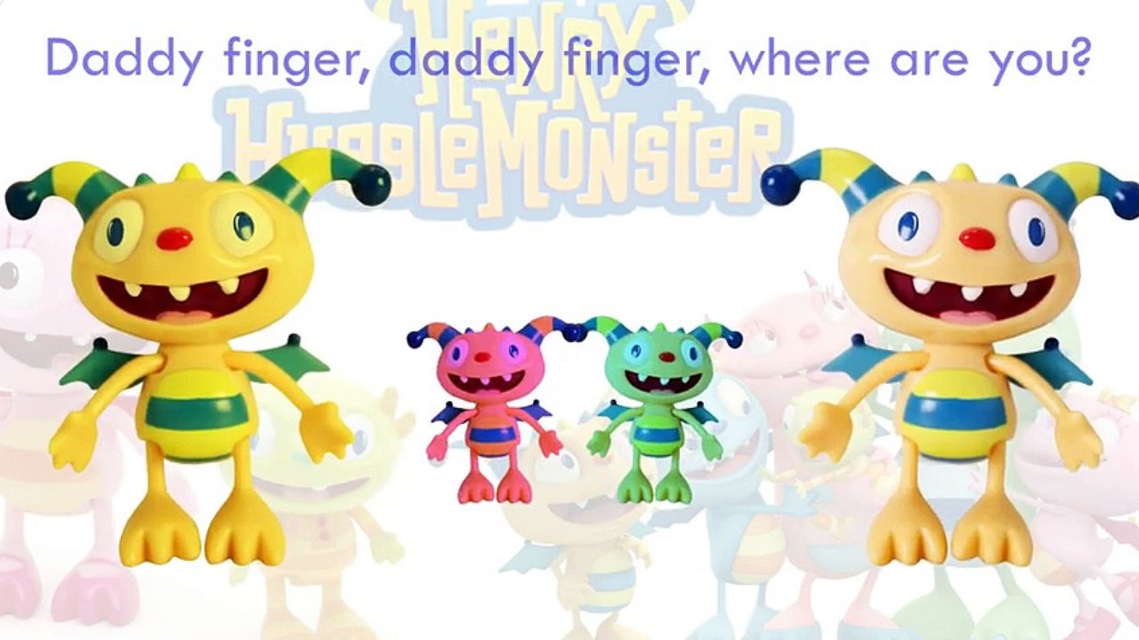 Henry Huggle Monster Finger Family Nursery kids Song.