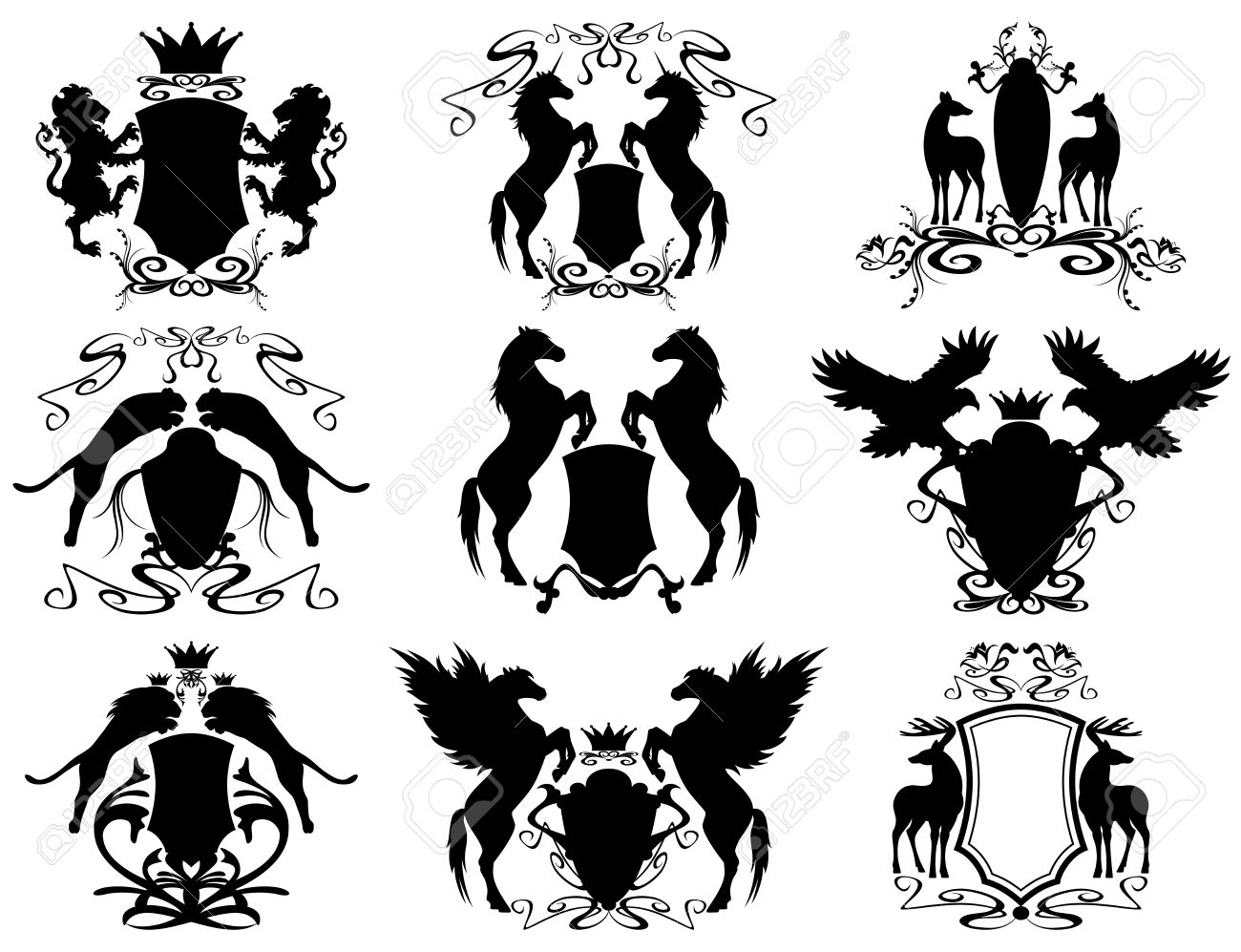 11,716 Heraldic Animal Stock Illustrations, Cliparts And Royalty.