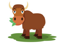 Free Yak Clipart.