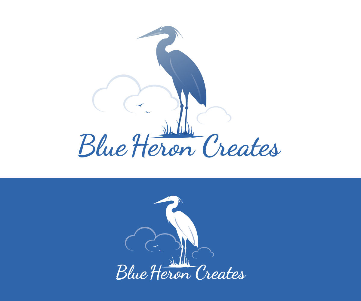 Bold, Traditional, Photographer Logo Design for Blue Heron.