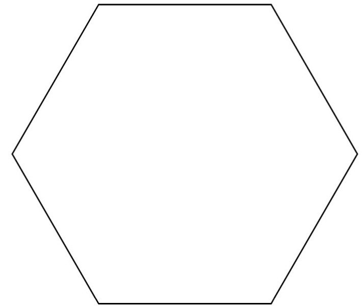 Clipart Hexagon Shape.