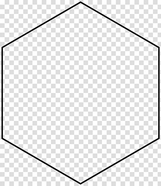 Regular polygon Shape Hexagon , shape transparent background.