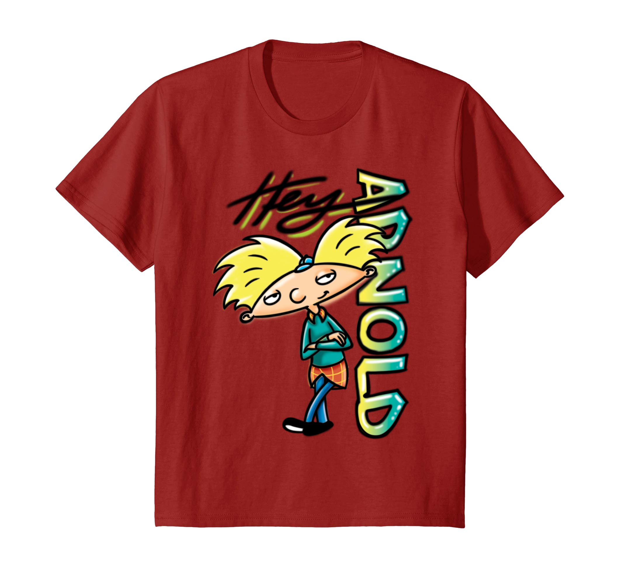 Amazon.com: Nickelodeon Hey Arnold Character Grafitti Logo T.