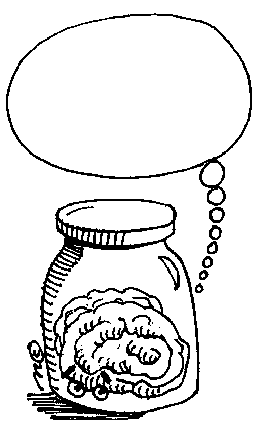 brain in jar.