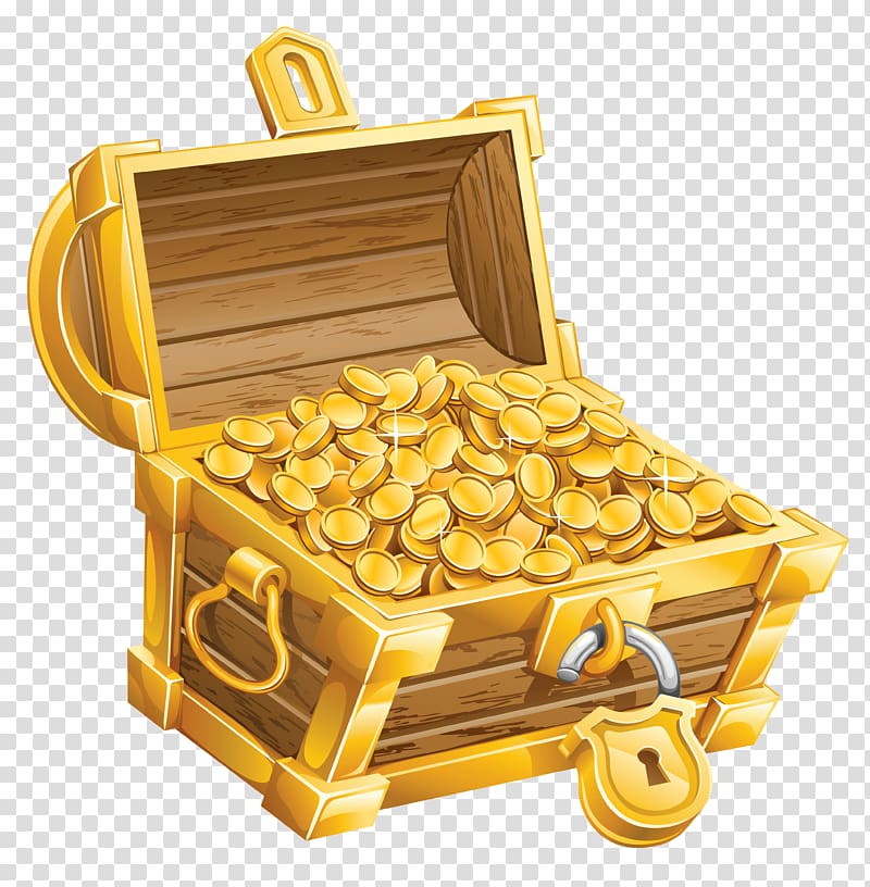 Buried treasure Pirate , Treasure Chest , golden chest.