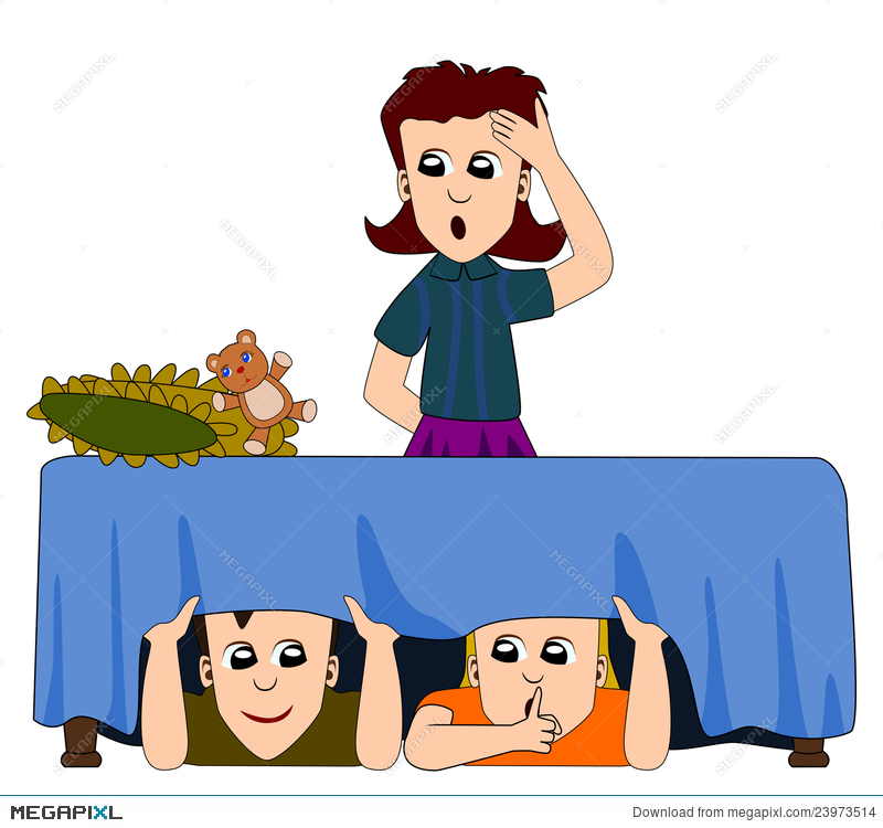 Hiding Cartoon Images : Hiding Stock Illustrations | Bohpuwasusumu ...