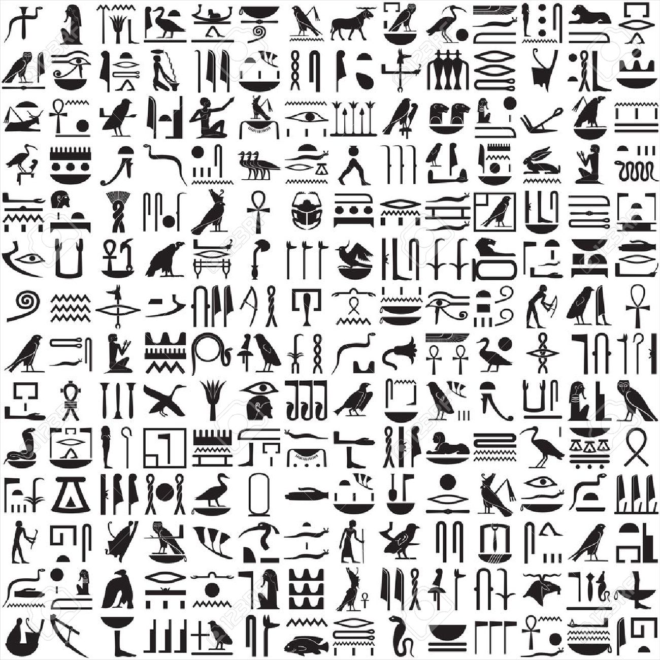 How Many Hieroglyphic Symbols Are There