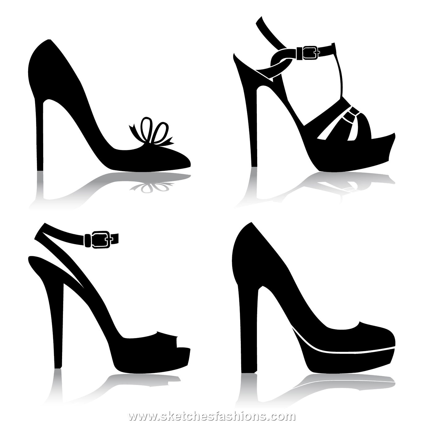 black and white high heels clipart 20 free Cliparts | Download images