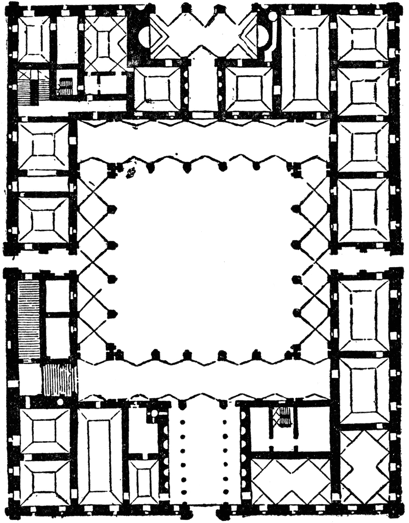 Plan of Farnese Palace.