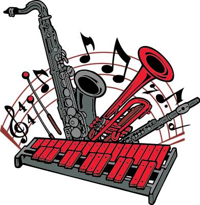 advertising. clip art band and orchestra clipart kid.