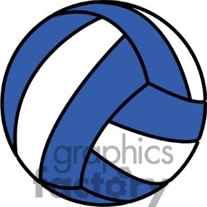 High School Volleyball Clipart.