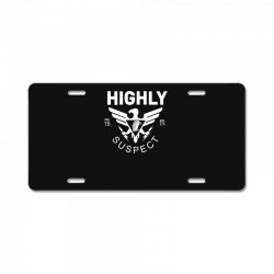 Highly Suspect Logo Cover License Plate. By Artistshot.