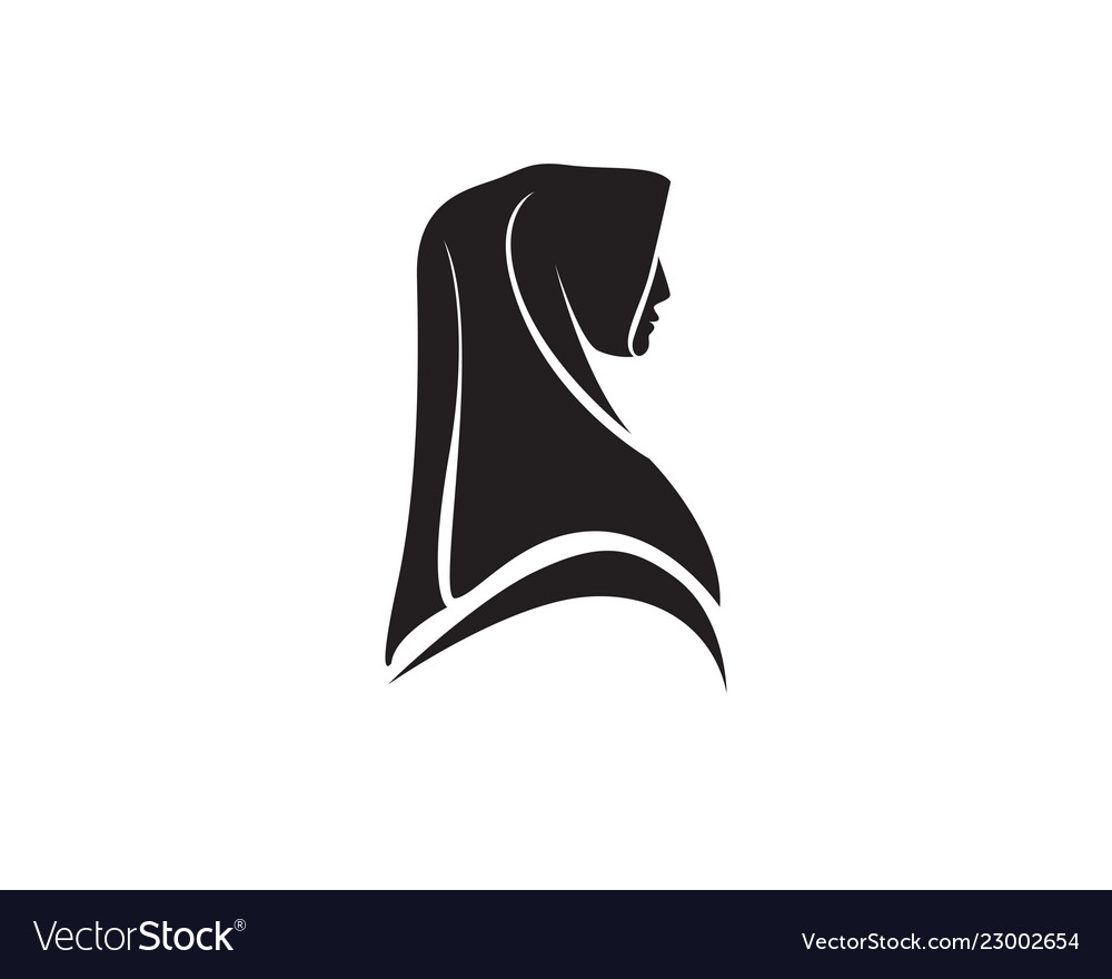 Hijab black logo.