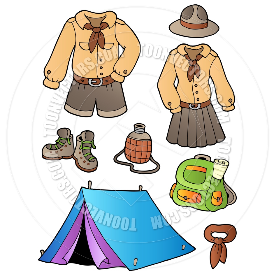 Cartoon Scout Clothes and Gear Collection by clairev.
