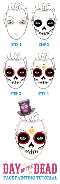 17 best ideas about Sugar Skull Face Paint on Pinterest.