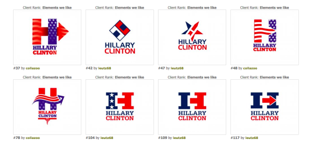 Hate Hillary Clinton\'s logo? Check out these designs.