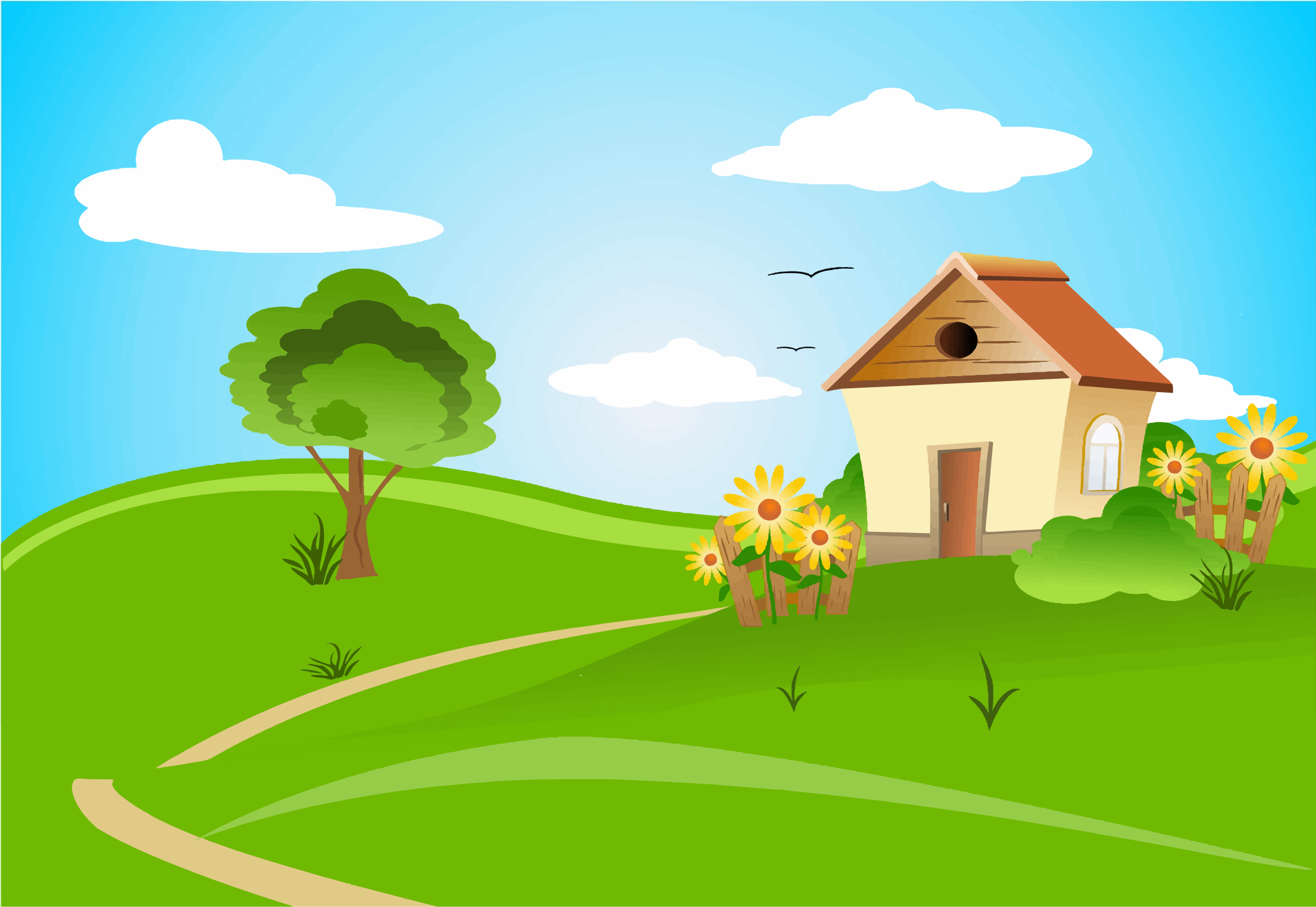 Rolling Hills Clipart.