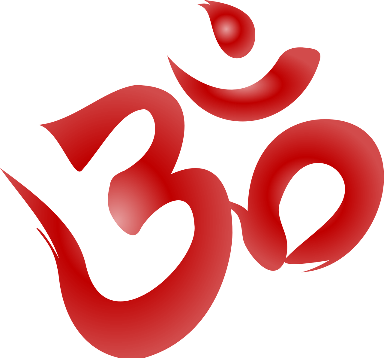 Calligraphy Aum Om Hindu Symbol PNG.