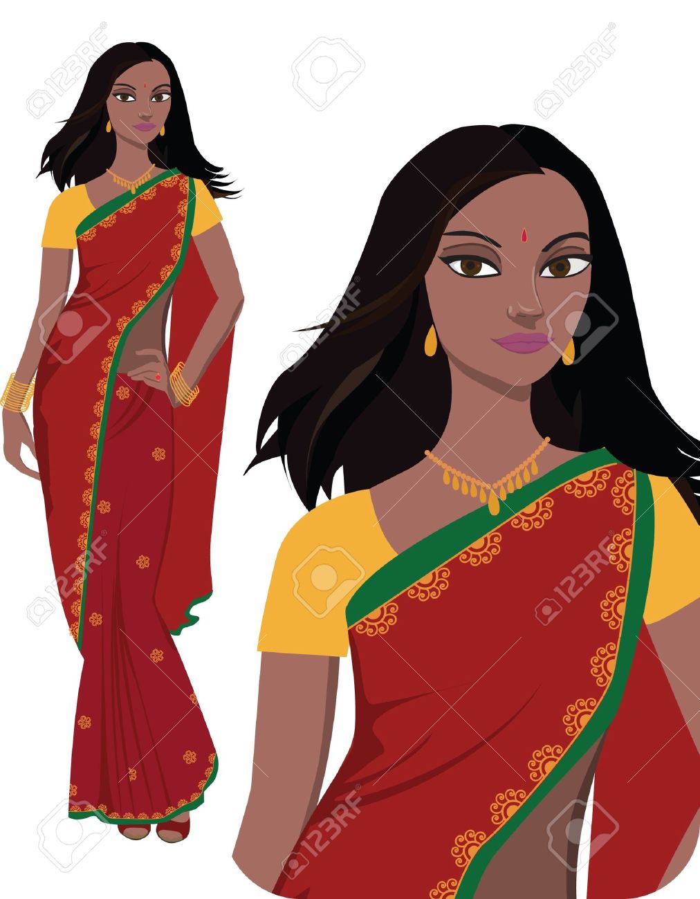 hindu woman clipart 20 free Cliparts | Download images on Clipground 2024