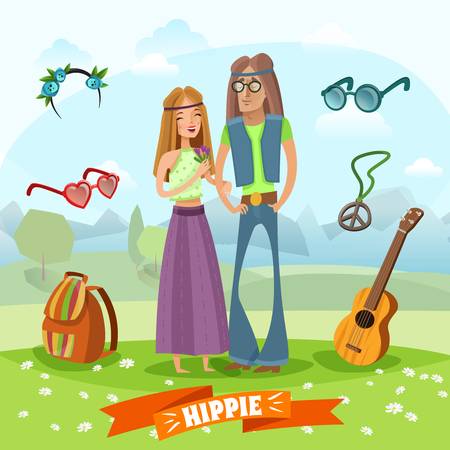 2,721 Hippy Girl Stock Vector Illustration And Royalty Free Hippy.
