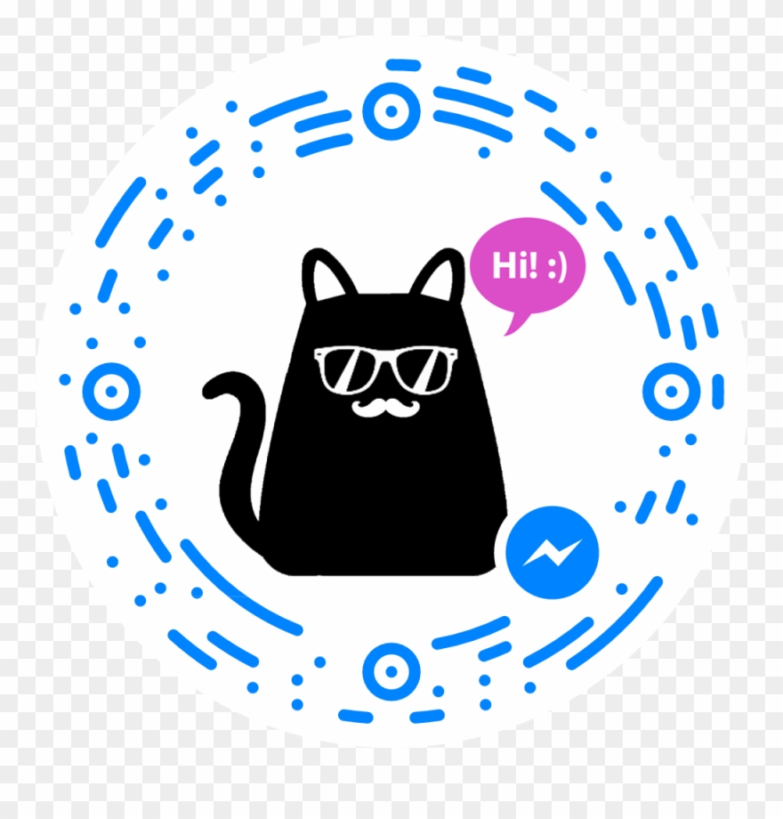 Mica The Hipster Cat Bot Clipart (#1851377).
