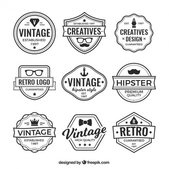 hipster logo template 10 free Cliparts | Download images on Clipground 2023