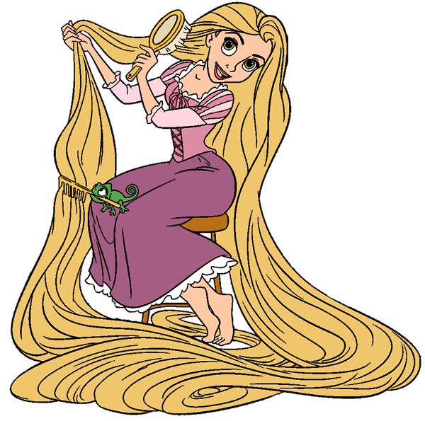 40 Rapunzel Clipart.