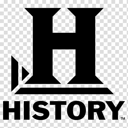 TV Channel icons , history_black, black History logo.