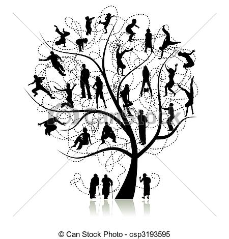 family tree clipart in family history clipart collection.