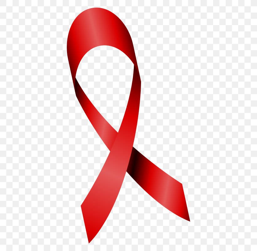Red Ribbon Epidemiology Of HIV/AIDS Clip Art World AIDS Day.