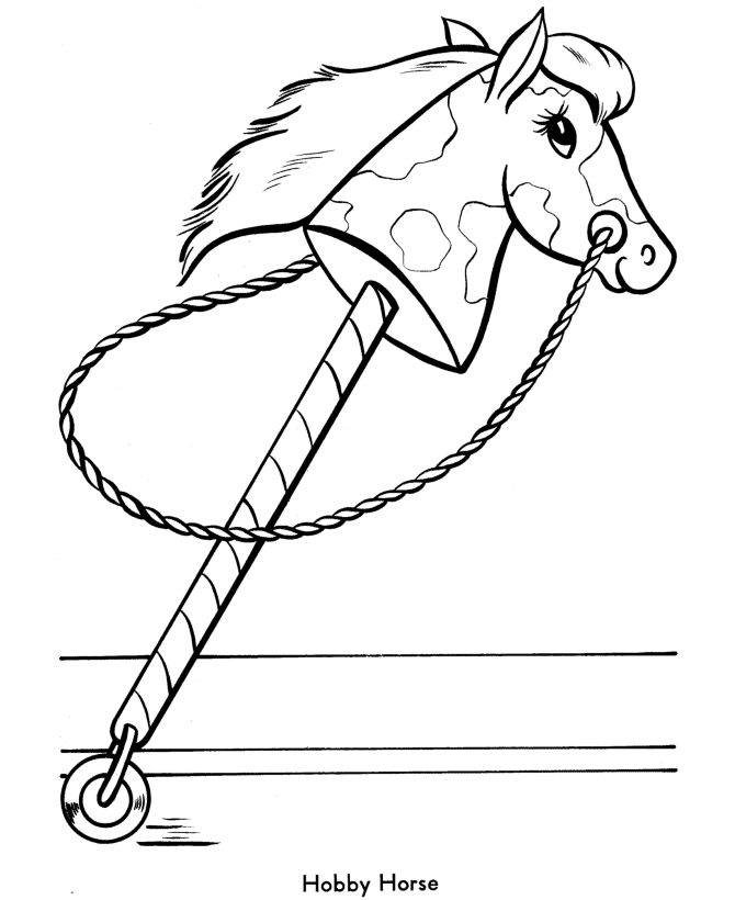Hobby Horse Clipart.