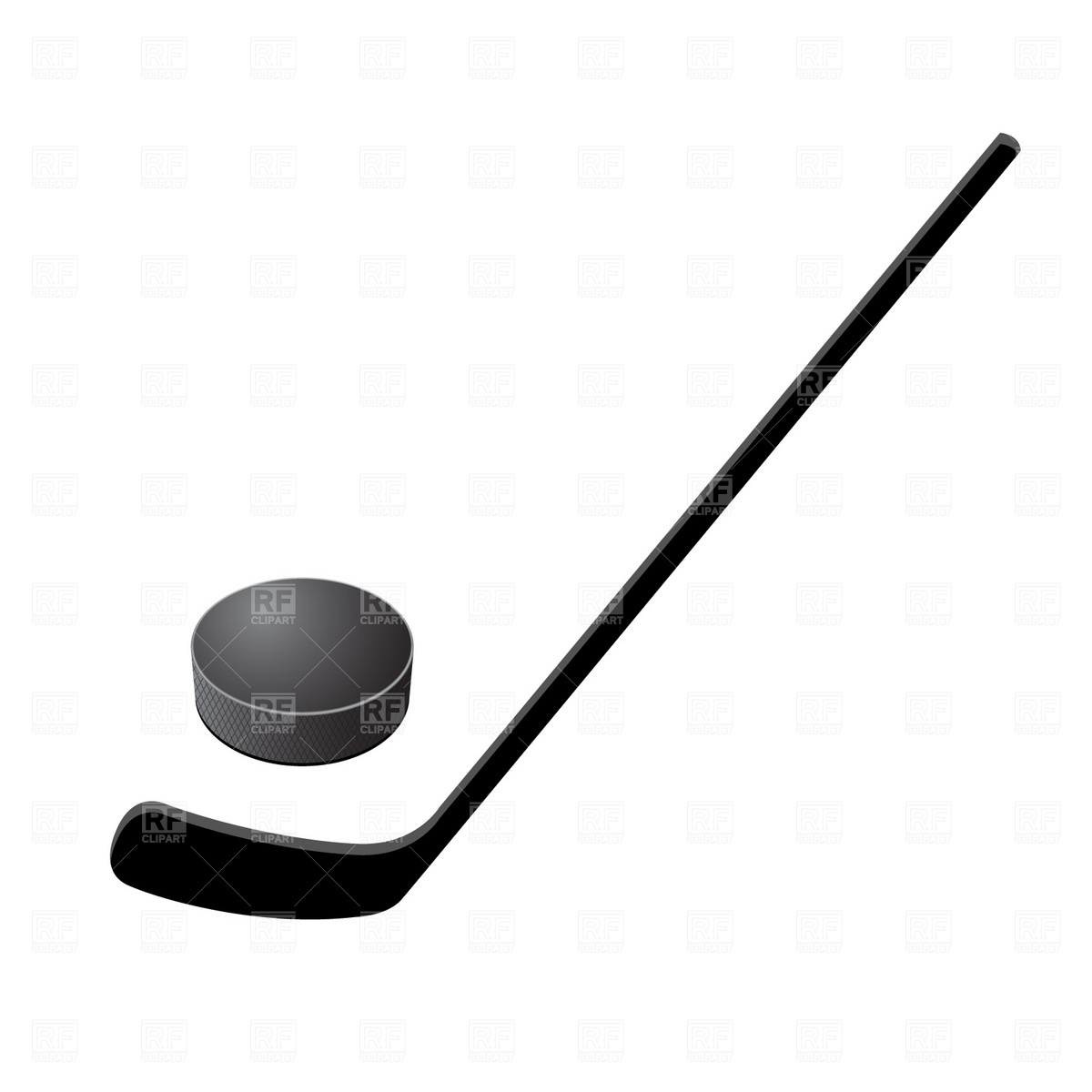 Hockey Stick And Puck Clipart 9 