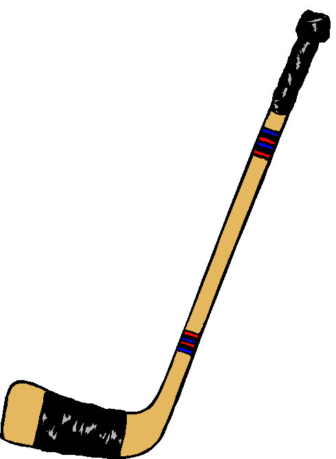 Hockey Stick Free Clipart.