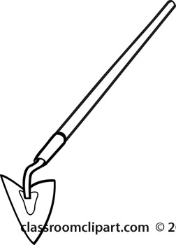 Garden Hoe Clipart.