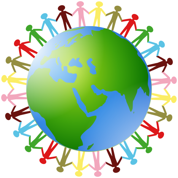 Hands Holding The Earth Clipart.