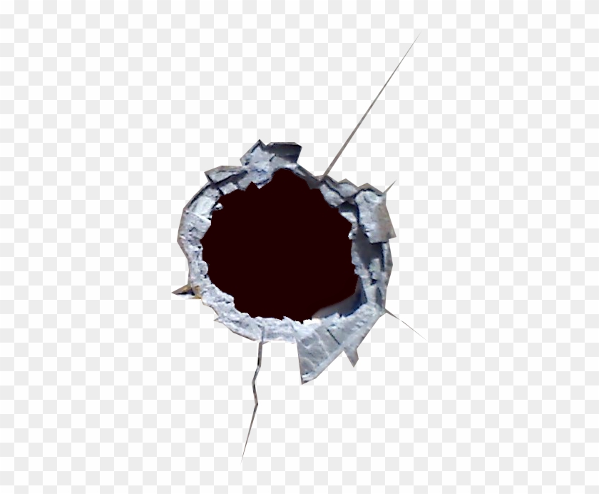 Bullet Shot Hole Png Image.