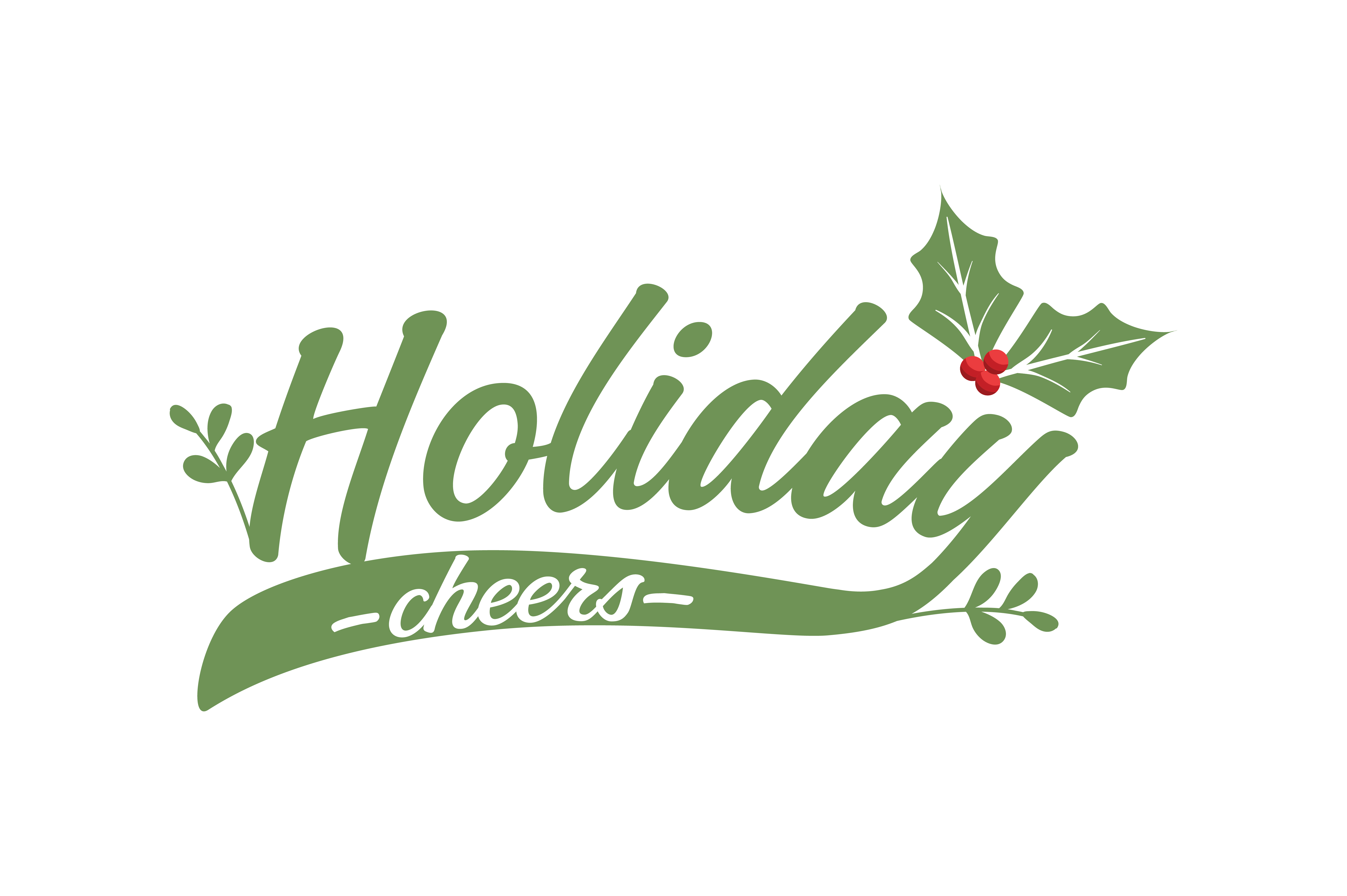 Holiday Cheers SVG Cut.