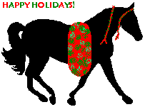 Free Clipart for Holidays and Horses.